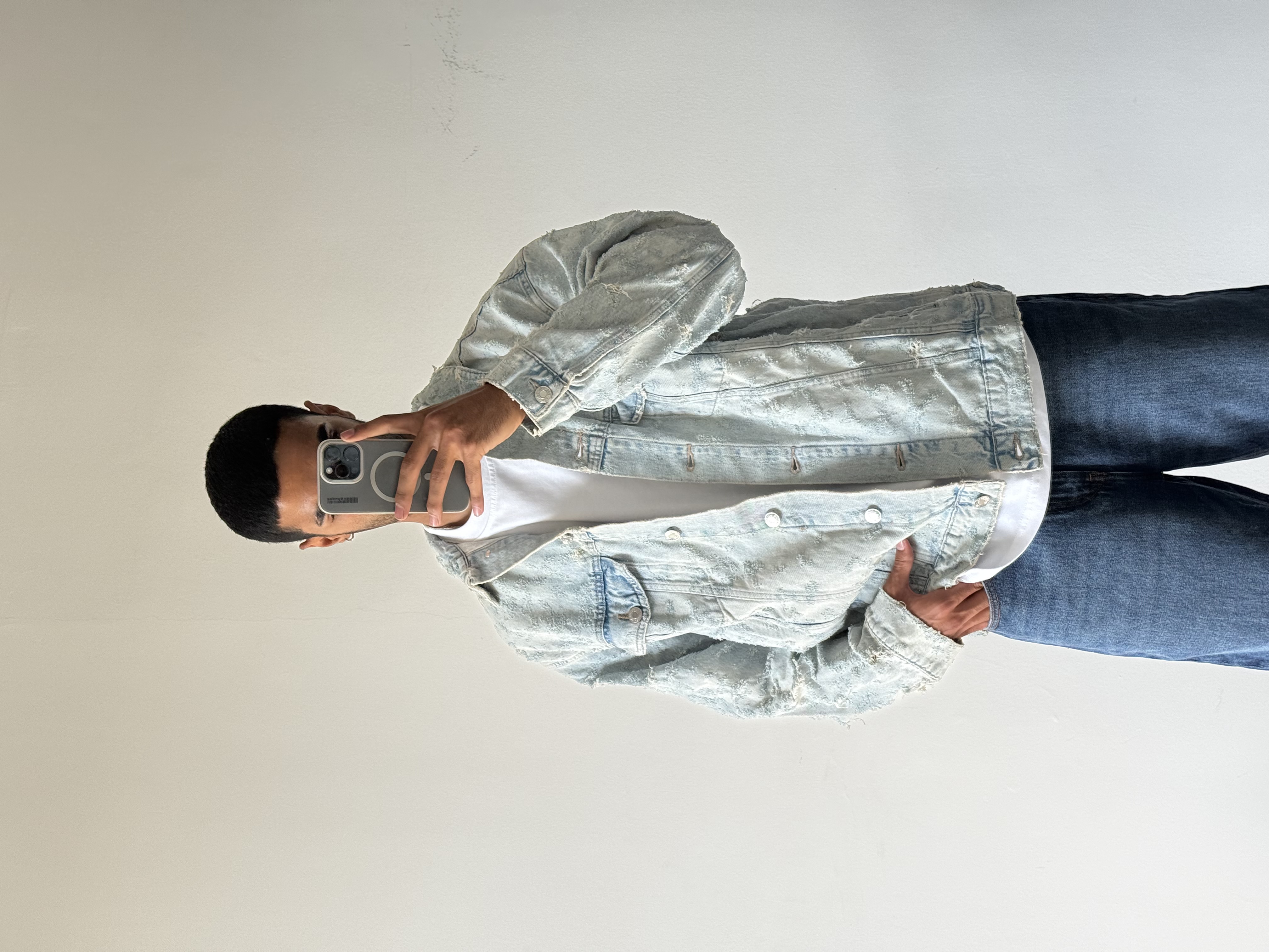 کت جین اورجینال zara