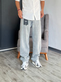 شلوار جین بگ استایل طوسی vetements